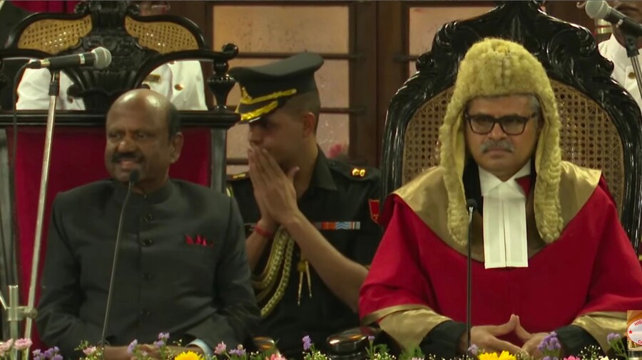 Law | Calcutta HC Chief Justice TS Sivagnanam Sworn In - Telegraph India