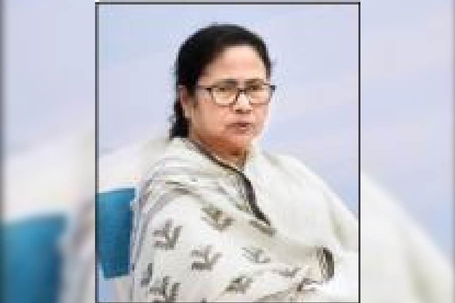Chief minister Mamata Banerjee at Nabanna on Thursday