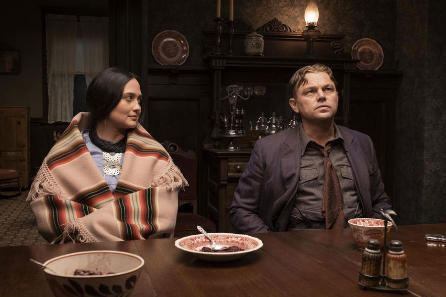 Lily Gladstone and Leonardo DiCaprio in Martin Scorsese's 'Killers of the Flower Moon,' which will also premiere out of competition