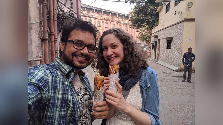 From her first Kolkata visit itself, Daniela was completely enamoured by the food 