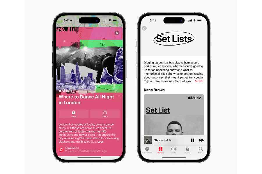 New concert discovery features in Apple Maps and Apple Music give music fans and artistes more ways to connect. 