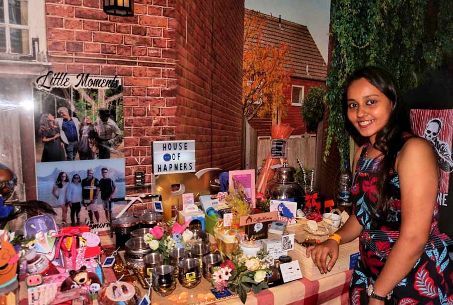 House of Hampers, represented by Shreya Golchha, is a customised gifting brand that showcased items for almost every occasion. There were acrylic baskets, frames and boxes at pocket-friendly prices