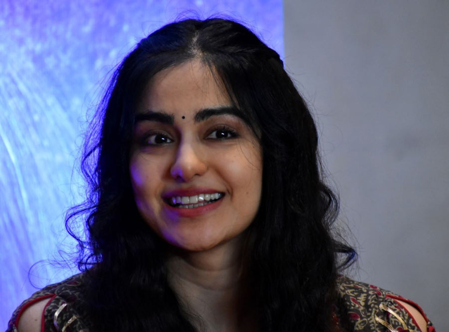 Adah Sharma was all smiles at the event held at JW Marriott Kolkata. 