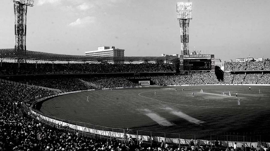 The magnificent Eden Gardens, where, on January 1, 1967, the darker side of cricket fandom took over