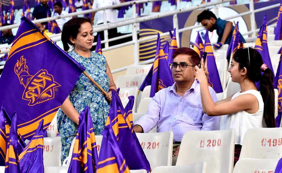 Kolkata Knight Riders (KKR) fans cheered for the last time for their favourite team in this edition of the IPL as KKR took on the Lucknow SuperGiants (LSG) in the 68th match of the Indian Premier League (IPL) 2023 at the Eden Gardens in Kolkata on Saturday  