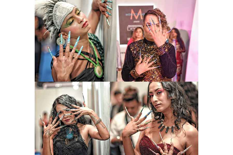 Glimpses of the PBI fashion show, featuring models from the LGBTQ+ community at the Milan Mela grounds