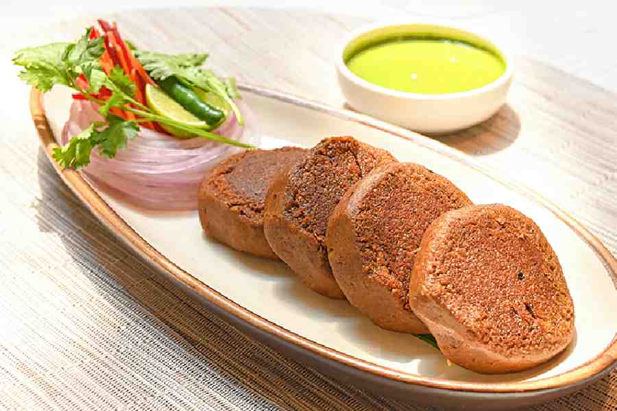 Nadru Ki Shami: This is a very Kashmiri dish but the filling has cheese and raw mango purée along with ginger and sweet pickle, which adds just the right kick in every bite.