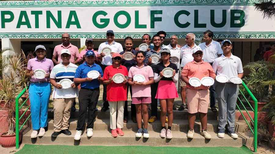 All the winners from the Patna Masters and the Patna Junior Masters at the Patna Golf Club
