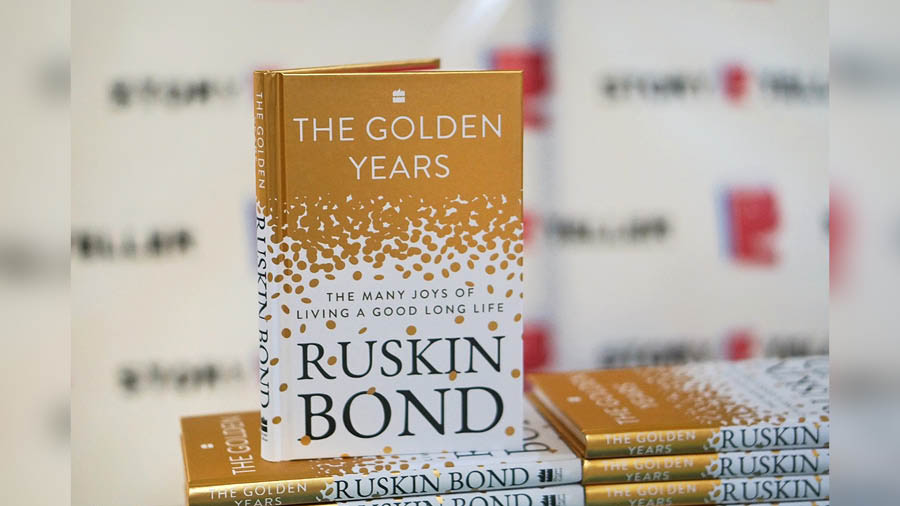 ‘The Golden Years’ by Ruskin Bond, published by HarperCollins India, was launched at Storyteller Bookstore, Kolkata, on May 19
