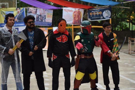 Bong Anime- one of the leading anime community of Bengal paid a visit to the campus on the very first day