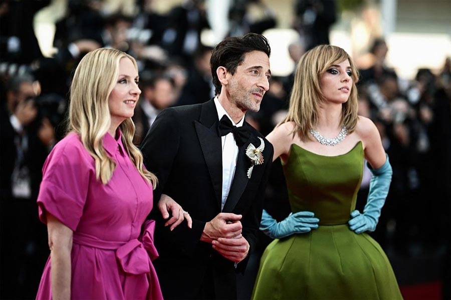 Set in a fictional town in America in 1955, the film stars Adrien Brody and Maya Hawke in pivotal roles.  