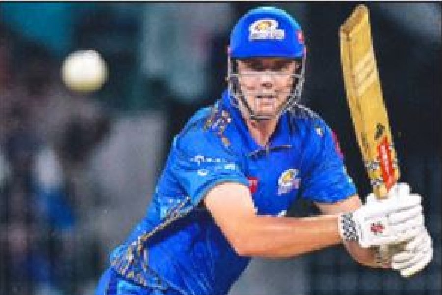 Cameron Green, who formed a 66-run partnership with Suryakumar Yadav