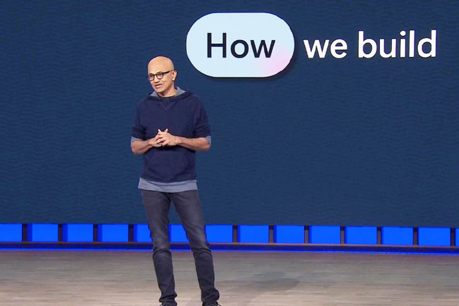 Satya Nadella, Microsoft CEO, at Microsoft Build 2023