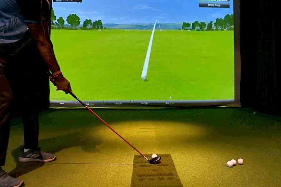CSC has installed a golf simulator