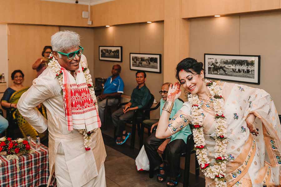 Ashish Vidyarthi marries Rupali Barua; check out the wedding photos