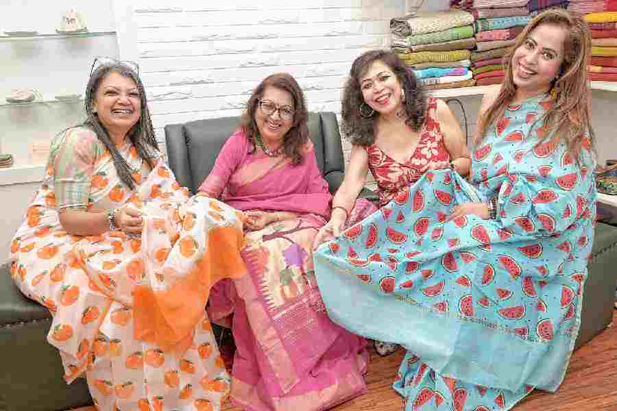 From left: Kakali Biswas, Rita Bhimani, Nilanjana Chakraborty and Sanhita Moulik