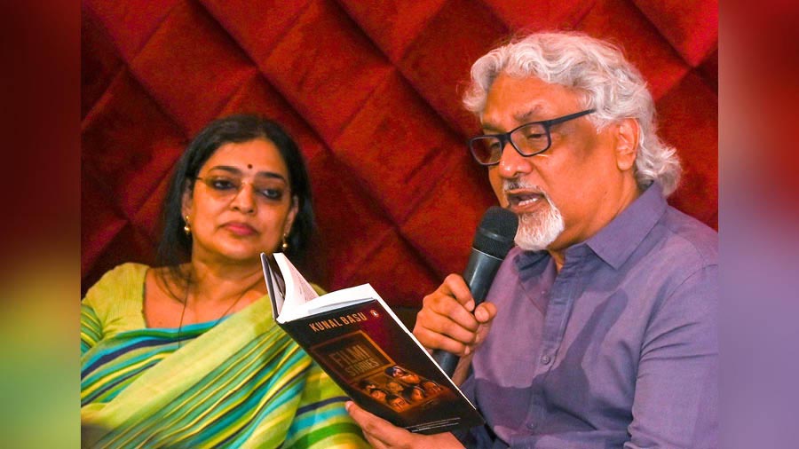 Kunal Basu reads out an excerpt from’ Filmi Stories’