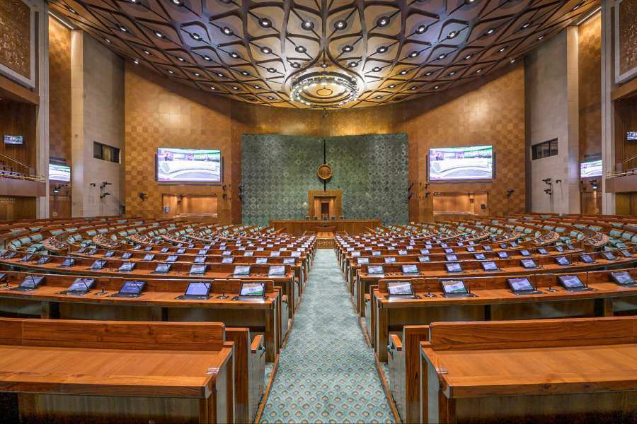 Stage set for inauguration of new Parliament building by Prime Minister Narendra Modi on May 28 - Telegraph India