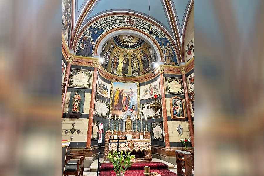 Church of the Holy Sepulchre, which is believed to have been built at the site where Jesus was crucified.