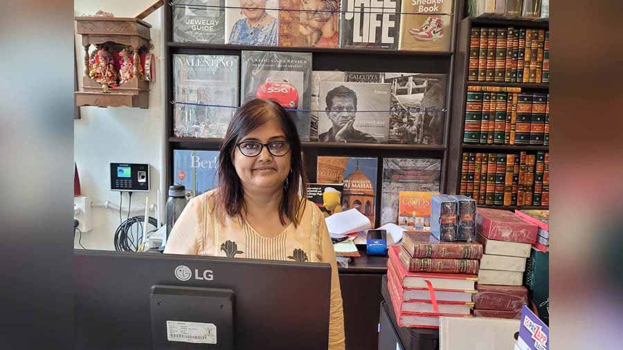 Park Street store in-charge, Jayati Basu, pays close attention to her customers’ wants 