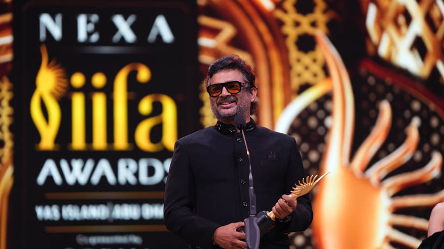 R Madhavan was all smiles after winning an award in the Best Direction Category for his 2022 film Rocketry: The Nambi Effect. 