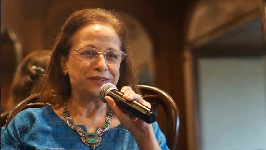 Anita Krishan was the latest guest at an Author’s Afternoon organised by Prabha Khaitan Foundation at Taj Bengal