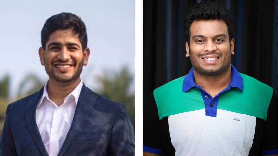 Co-founders (left) Vimal Chand and (right) Vamsi Krishna