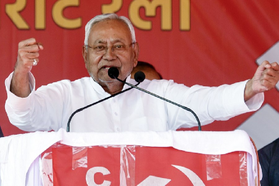 Nitish Kumar | At Communist Party Of India Rally In Patna, Bihar Chief ...