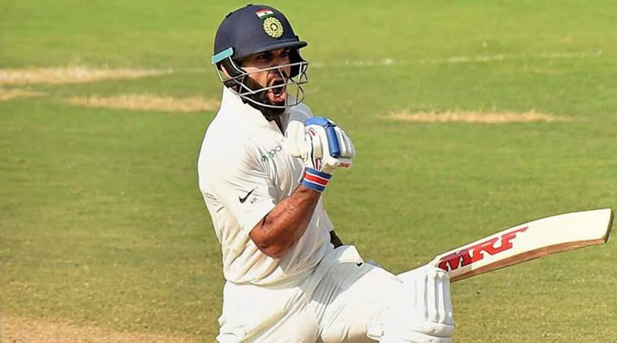 Starring in a stalemate against Sri Lanka: In a rain-affected Test at Eden versus Sri Lanka in November 2017, India found themselves bowled out for 172 in the first innings, with Kohli getting an 11-ball duck. Sri Lanka handed India a lead of 122 runs to overhaul as they posted a total of 294. Refusing to stay down for too long, Kohli turned on the style with a splendid 104 not out, a chunk of which entailed batting with the tail. Striking at 87, Kohli declared the Indian innings at 352, in an gutsy move to get a result out of the game. With little over a session to get Sri Lanka all out, Kohli’s captaincy came to the fore as the Lankans were reduced to 75 for seven, but an Indian win was not to be