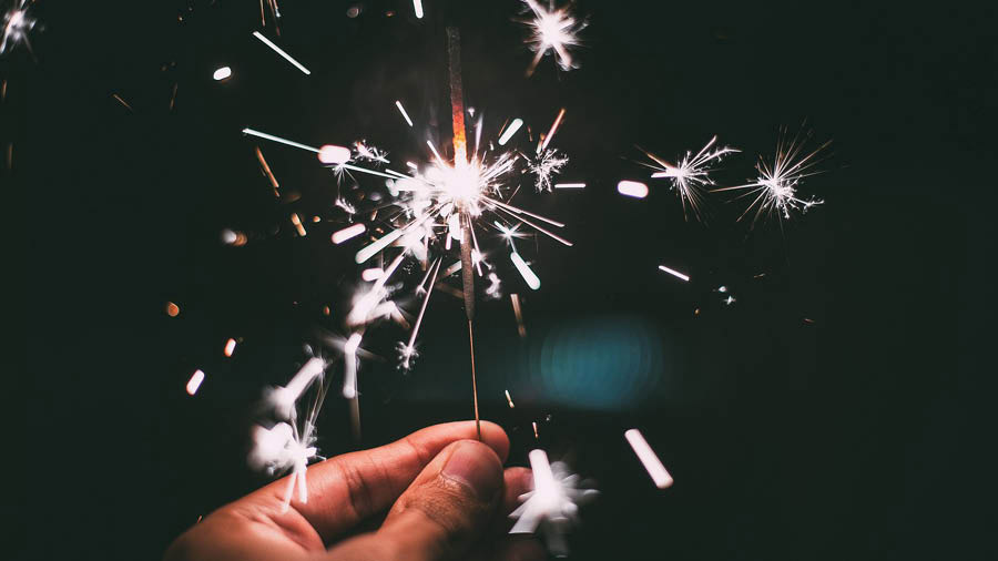 Diya watched as the stars drizzled from her dazzling ‘phuljhadis’