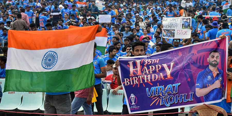 Do India proud, the crowd at Eden seems to say to the birthday boy 