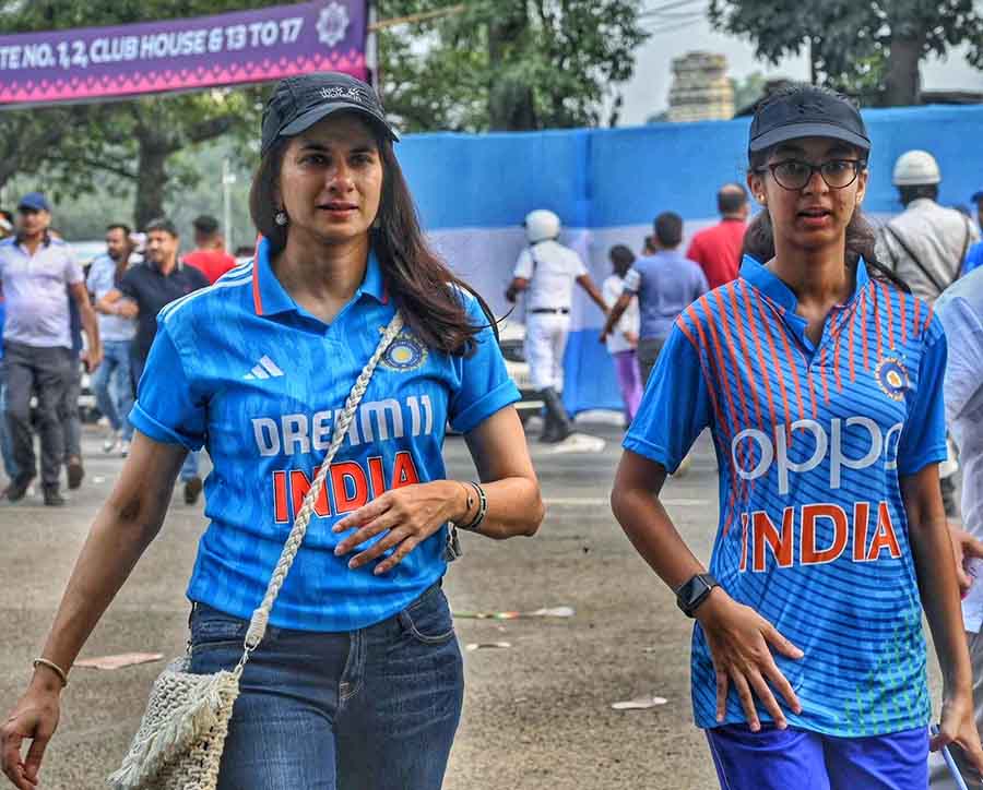 Women in blue turned up in numbers to support the Men in Blue 