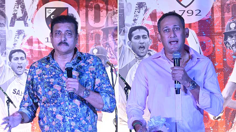 Ravi Shastri and Ajit Agarkar were inducted into the CC&FC on November 4