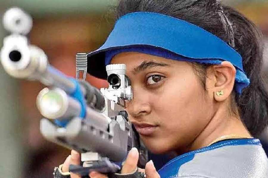 Mehuli Ghosh National Games Top Shooter Mehuli Ghosh Clinches Gold In Womens M Air Rifle