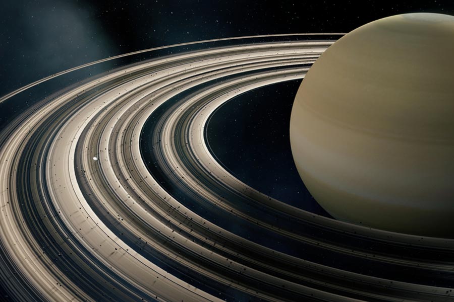 Saturn Thin Ring – Ready-Made