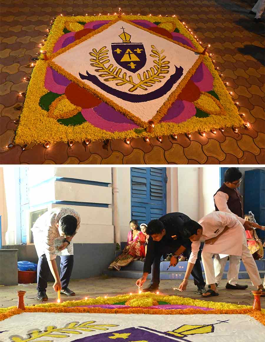 The school students, who are members of The Interact Club under the Rotary International organised everything from the programme to decoration. ‘We have organised everything to spread festive joy among children of our evening school with on-stage performances, food and gifts,’ said Dighvij Chirimar, a student of Class XII and president of the Interact Club in St James’
