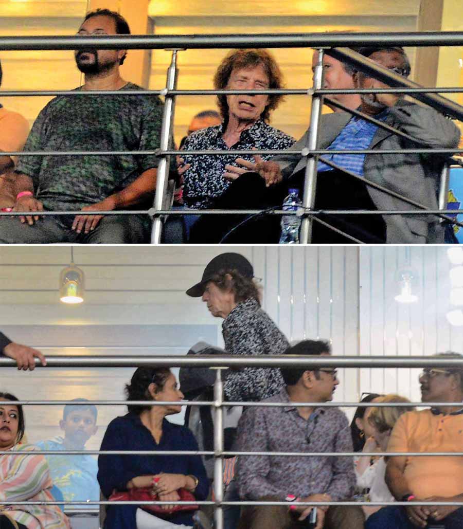 Evening brought surprise in the form of Mick Jagger, the Rolling Stones frontman being spotted at the Eden