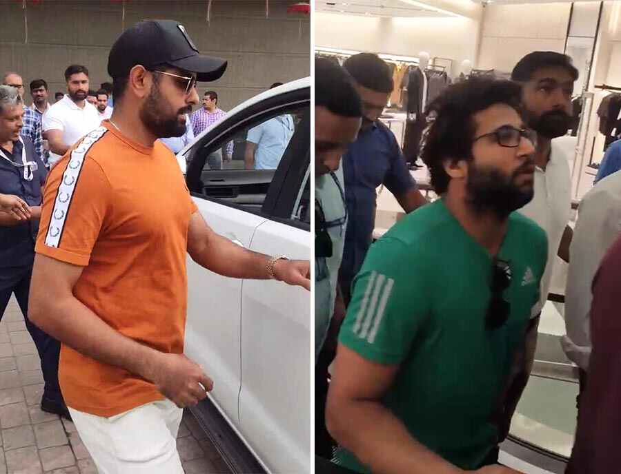 Pakistan skipper Babar Azam visited South City Mall on Thursday afternoon along with opener Imam-ul-Haq. They spent time shopping at Zara and other fashion-wear outlets  