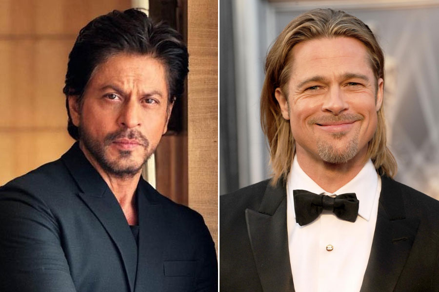 Shah Rukh Khan  David Michod on Shah Rukh Khan and Brad Pitt's 2017  meeting: 'Lucky to see two megastars enter each other's orbit' - Telegraph  India