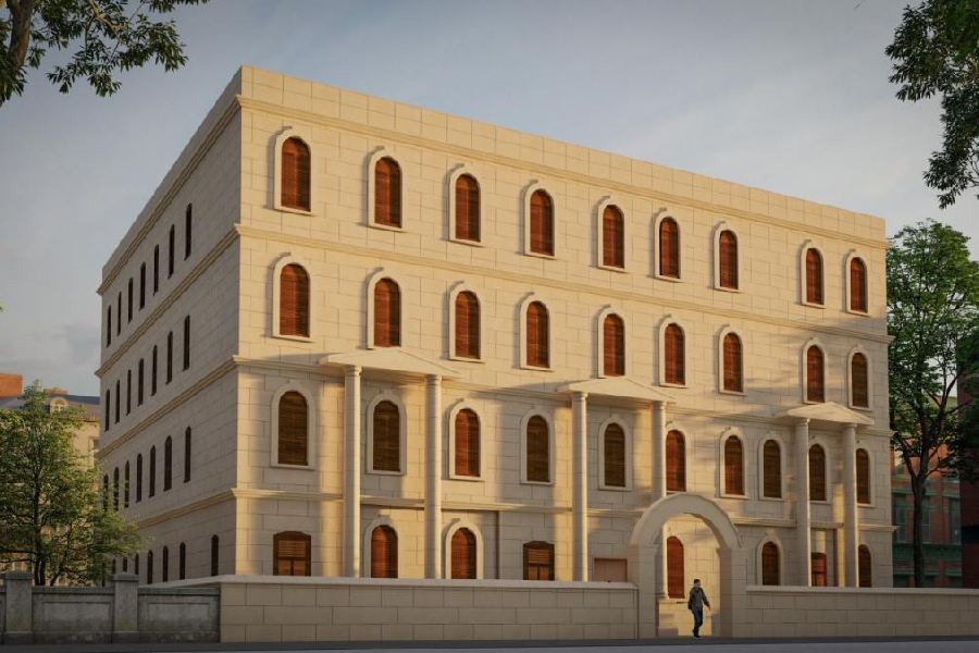 This is how the hostel building will look once it becomes an academic block