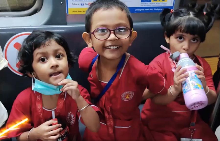 Metro Railway, Kolkata, put up this Children’s Day post on social media: ‘#Metro has been the preferred #mode of #transport for all, specially #children. We wish  all the #kids a very happy & memorable Children's Day. #ChildrensDay  #AmarKolkataMetro’