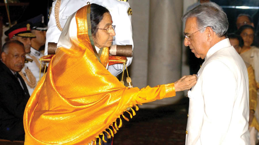PRS Oberoi was awarded the Padma Vibhushan, the second-highest civilian honour, in 2008