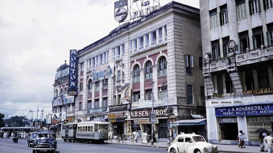 The shop in its early days on Chowringhee Square 