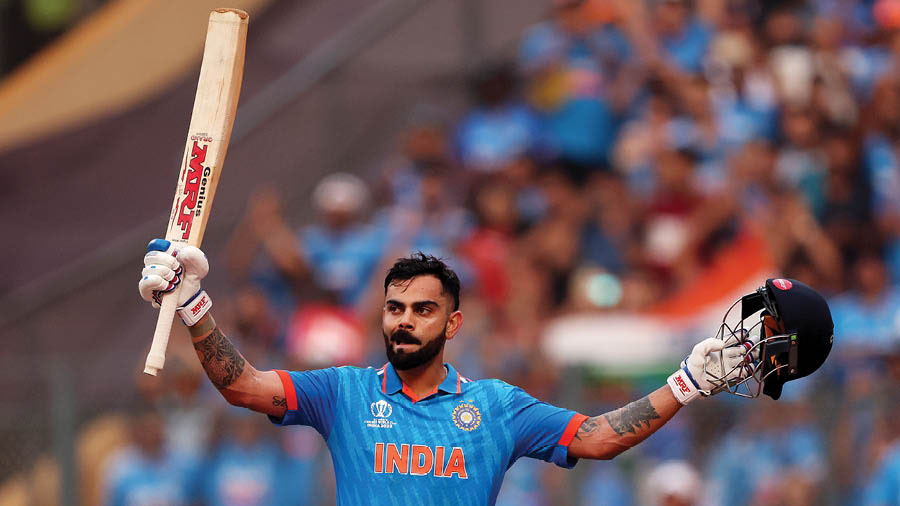 Virat Kohli has run more ones and twos than any other batter at this World Cup