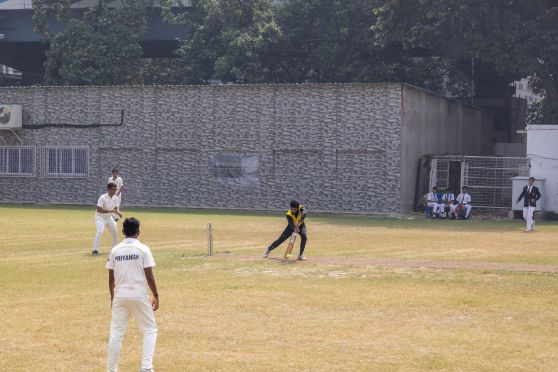  Food packets were distributed to all the students. The highlight of the day was a nail biting cricket match between Prefects and Teachers, which ultimately was won by the teachers after a Super Over.