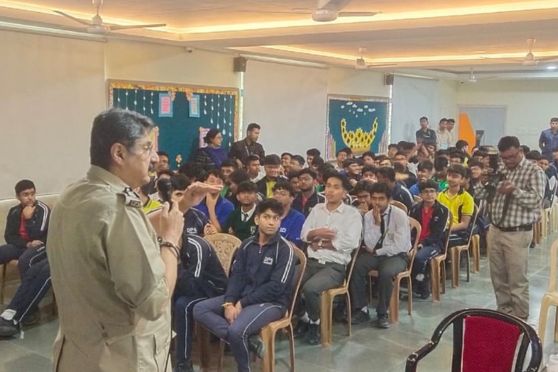 To commemorate Child Rights Week, which began on November 14, 2023 and to stress upon the importance of cultivating a safe and supportive environment for children; an interactive program was organised in DPS GUWAHATI on 17-11-23 as part of the 'Assam Police Sishu Mitra programme'