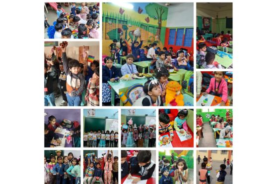 The Pre-Primary level celebrated Children's Day as Toy Day. The celebration began with the morning prayer followed by various fun filled activities and games