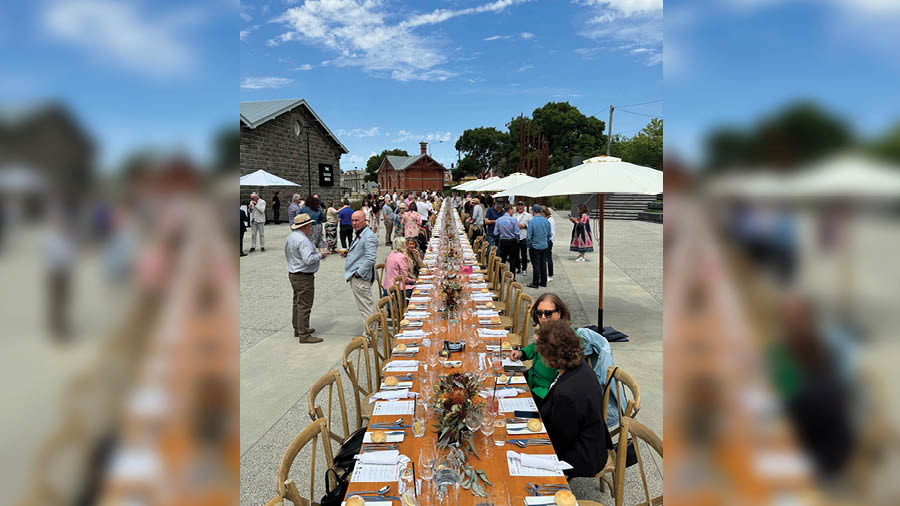 The world’s longest lunch — with 150 diners that day 