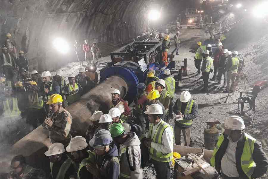 Tunnel Collapse Uttarkashi Tunnel Collapse Rubble Cleared Over 24