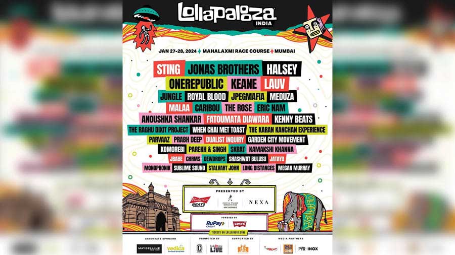 Lollapalooza announces Lolla India 2024 lineup Telegraph India